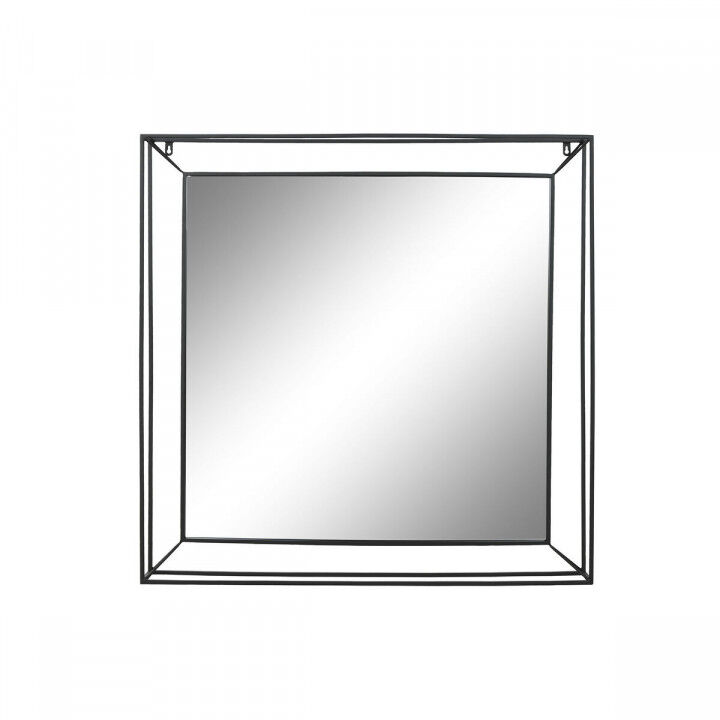 Specchio da parete Home ESPRIT Nero Vintage 90 x 10 x 90 cm