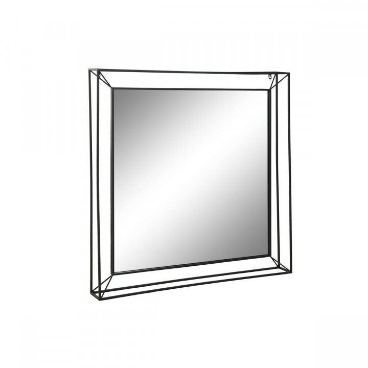 Specchio da parete Home ESPRIT Nero Vintage 90 x 10 x 90 cm