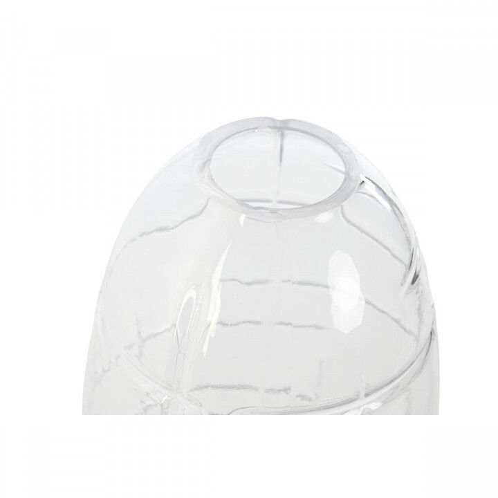 Vase Home ESPRIT Transparent Verre Moderne 11,5 X 11,5 X 28 CM