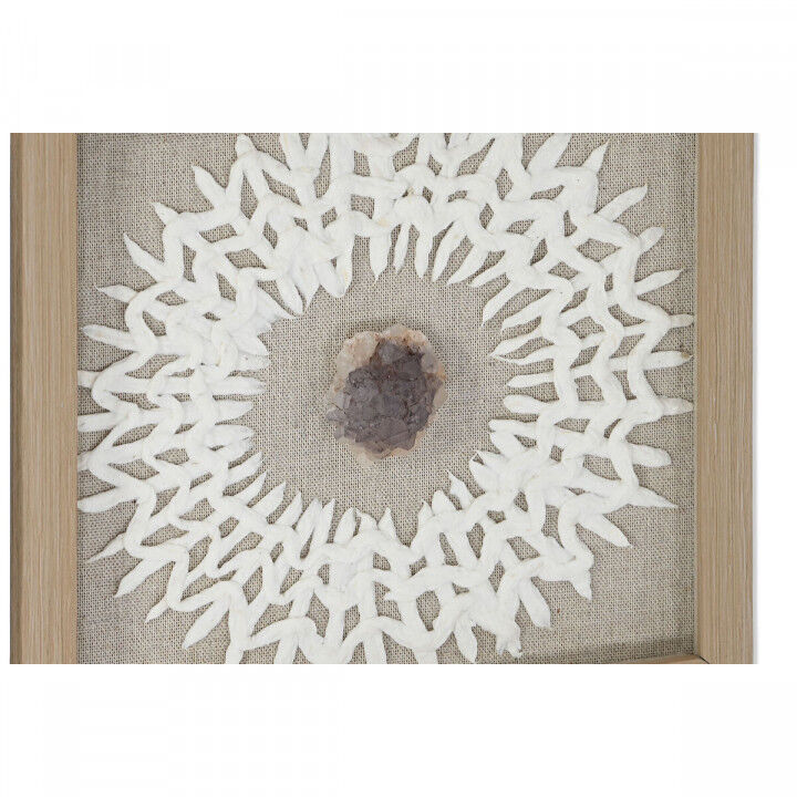 Set di 4 quadri Home ESPRIT Carta Cristallo 22 x 2 x 22 cm