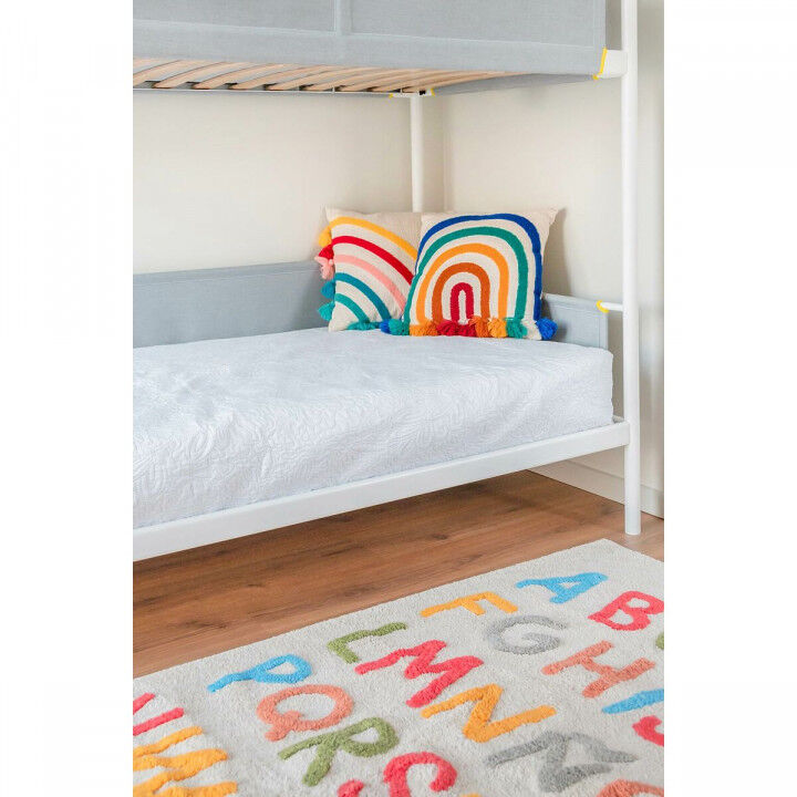 Sprei DKD Home Decor Wit Bed van 180 270 x 270 x 1 cm