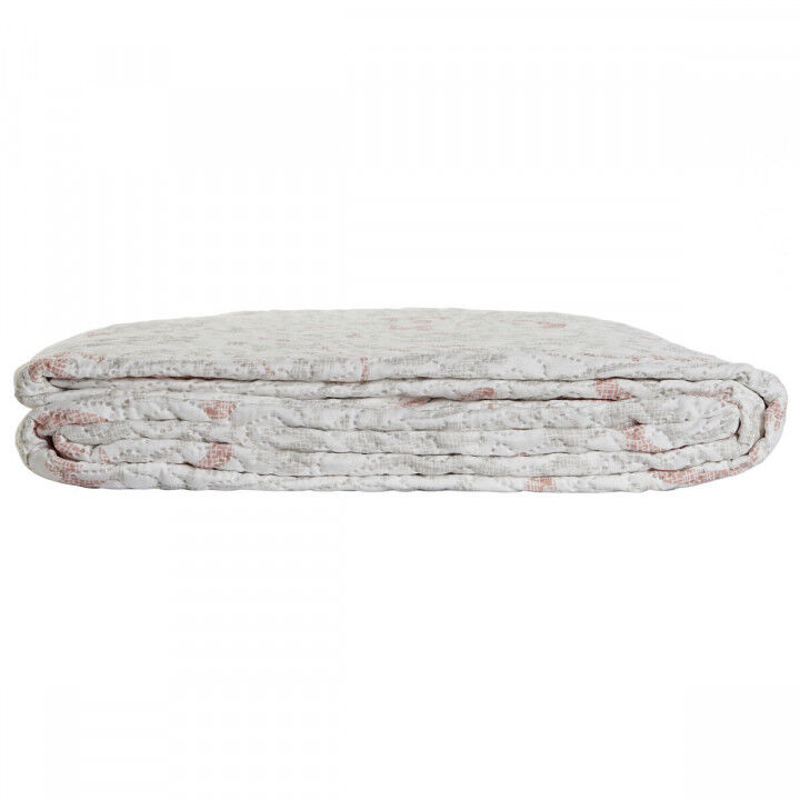 Trapunta DKD Home Decor Marrone Beige Singolo 180 x 260 x 1 cm