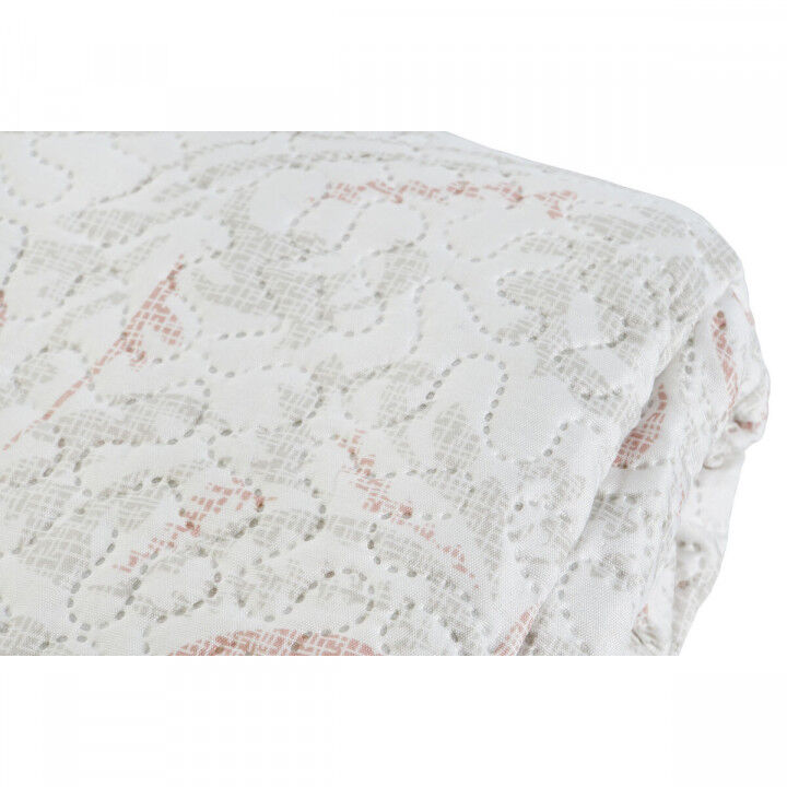 Colcha DKD Home Decor Marrón Beige Cama de 180 270 x 270 x 1 cm