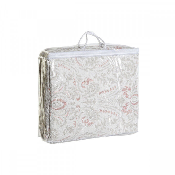 Trapunta DKD Home Decor Marrone Beige Osimano 270 x 270 x 1 cm