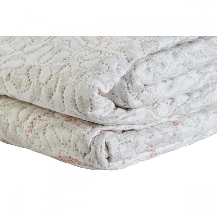 Sprei DKD Home Decor Bruin Beige Bed van 180 270 x 270 x 1 cm