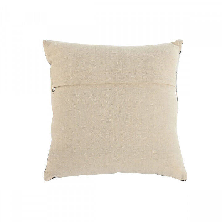 Cushion DKD Home Decor Cream Dark brown Colonial 40 x 10 x 40 cm