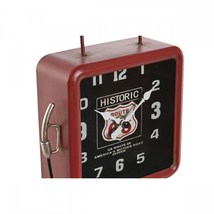 Orologio da Tavolo Home ESPRIT Rosso Vintage gasolinera