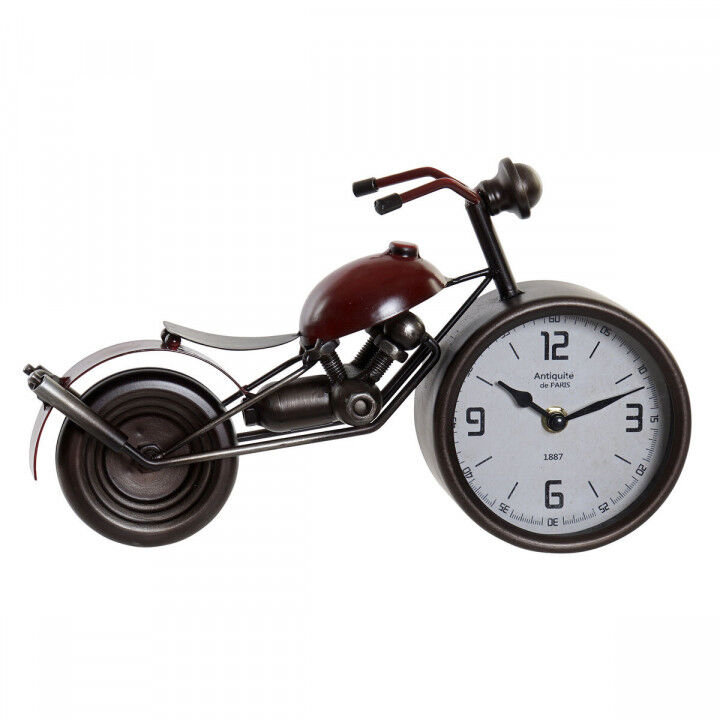Table clock Home ESPRIT Red Motorbike Vintage
