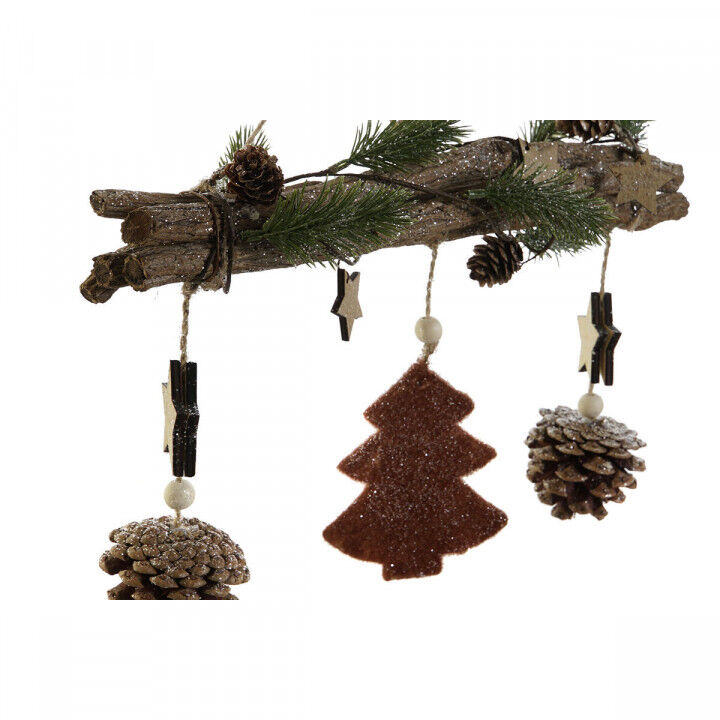 Decoración Colgante DKD Home Decor Multicolor PVC Madera 47 x 6 x 39 cm (2 Unidades)