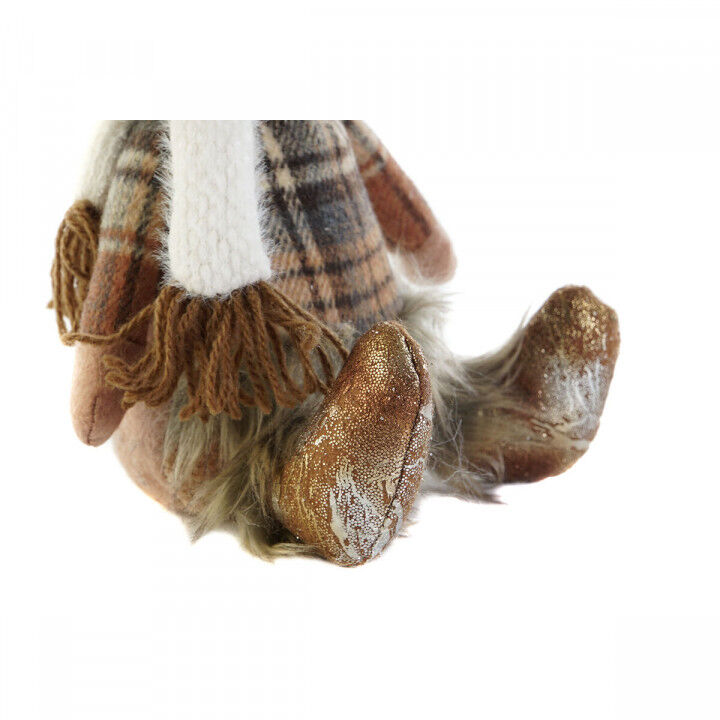 Christmas bauble DKD Home Decor Brown Reindeer 13 x 12 x 25 cm (2 Units)