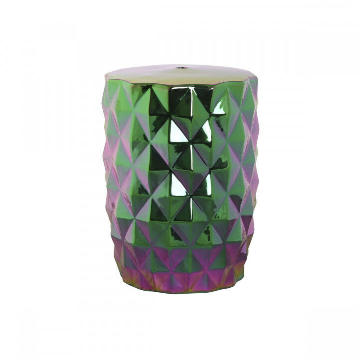 Mesa auxiliar Home ESPRIT Multicolor Porcelana 33 x 33 x 45 cm