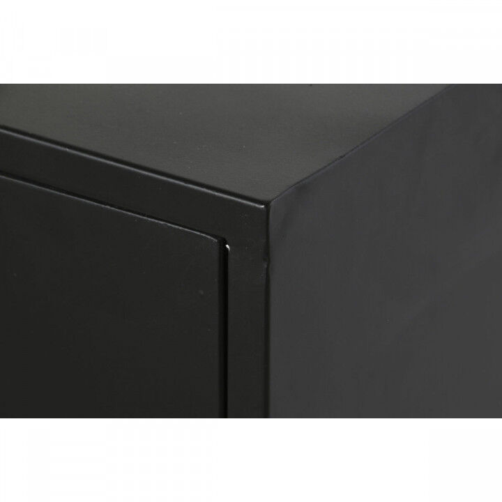 Chest of drawers Home ESPRIT Black Metal Loft 75 x 45 x 80 cm