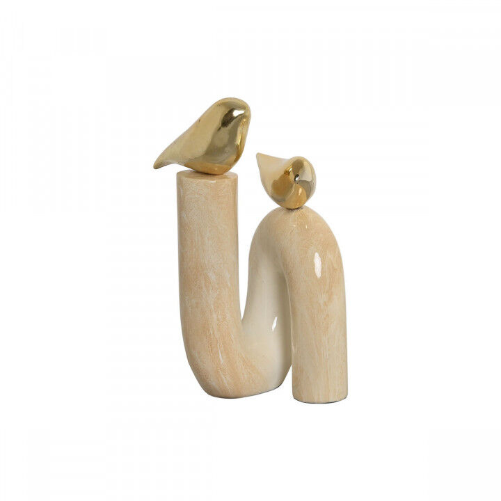 Decorative Figure Home ESPRIT Golden Ivory Birds Romantic 19 x 11,5 x 27 cm