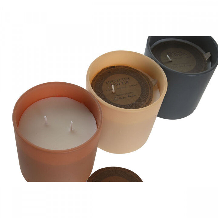 Scented Candle DKD Home Decor Tropical 270 g (3 Units)