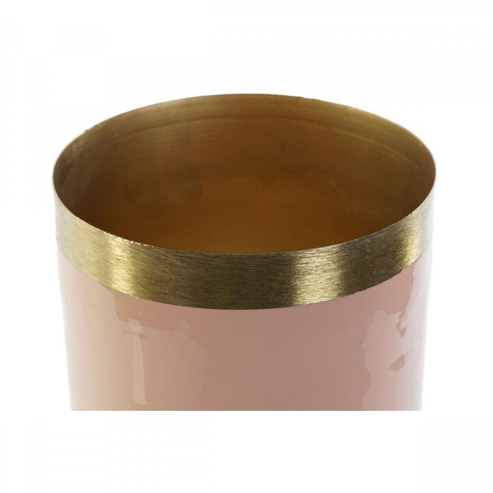 Vase DKD Home Decor Vert Doré Corail Fer Laqué 18 x 18 x 31 cm (2 Unités)