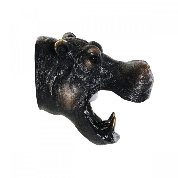Applique Murale DKD Home Decor Cuivre Doré 50 W Colonial Hippopotame 220 V 35 x 23 x 34 cm (2 Unités)