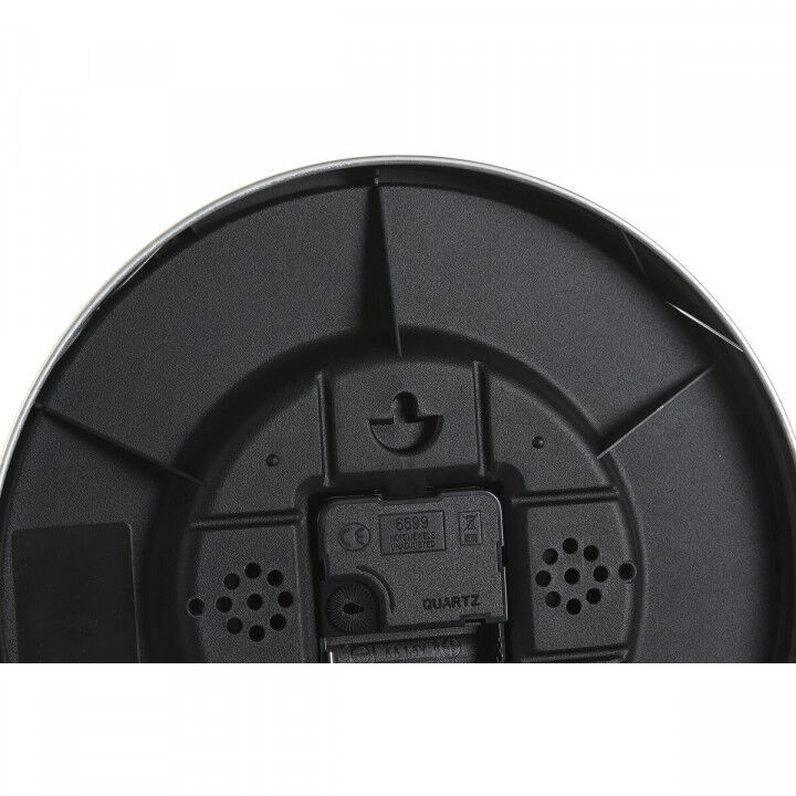 Reloj de Pared DKD Home Decor Blanco Negro Dorado Aluminio Ø 25 cm 25 x 4 x 25 cm (2 Unidades)