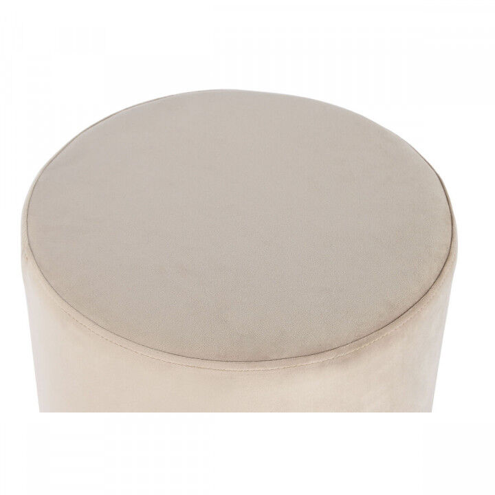 Fußstütze DKD Home Decor Beige Burgunderrot Samt 40 x 40 x 42 cm (2 Stück)