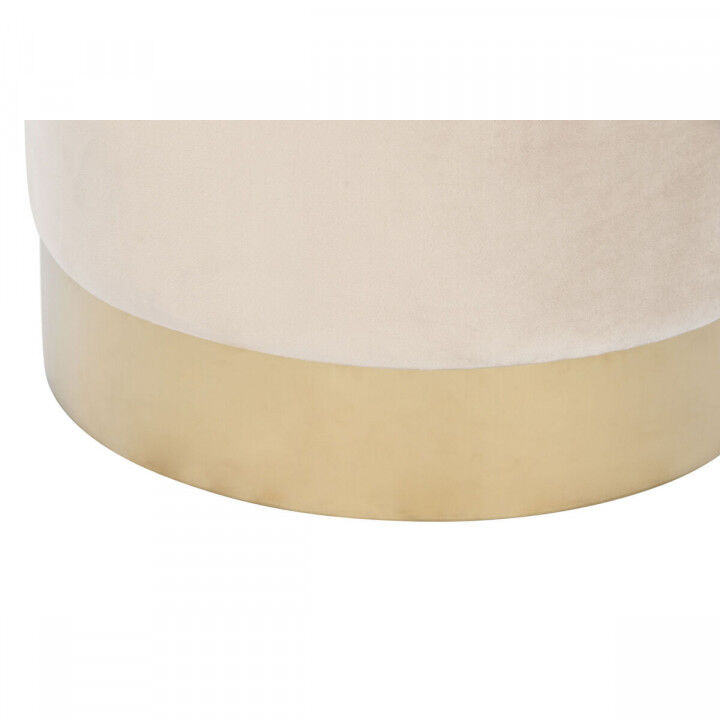 Fußstütze DKD Home Decor Beige Burgunderrot Samt 40 x 40 x 42 cm (2 Stück)