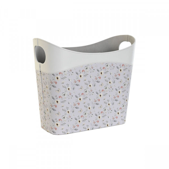 Revistero DKD Home Decor Azul Blanco Gris Rosa claro Poliuretano PVC 39 x 21 x 34 cm (2 Unidades)