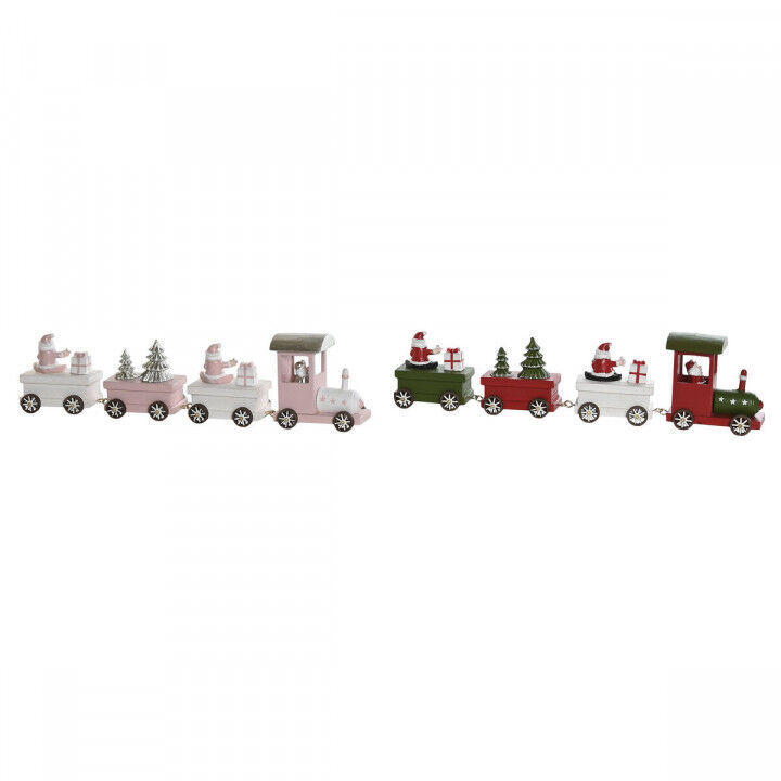 Décorations de Noël DKD Home Decor Rouge Vert 35,5 x 5 x 8,8 cm (2 Unités)