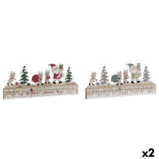 Calendario dell'Avvento DKD Home Decor Legno MDF 45 x 1 x 19 cm 45 x 2 x 19 cm (2 Unità)