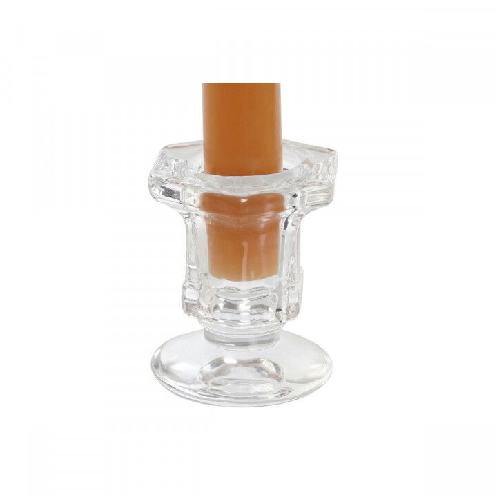 Kaarsenset DKD Home Decor Grijs Oranje 2 x 2 x 20 cm 4 Onderdelen (2 Stuks)