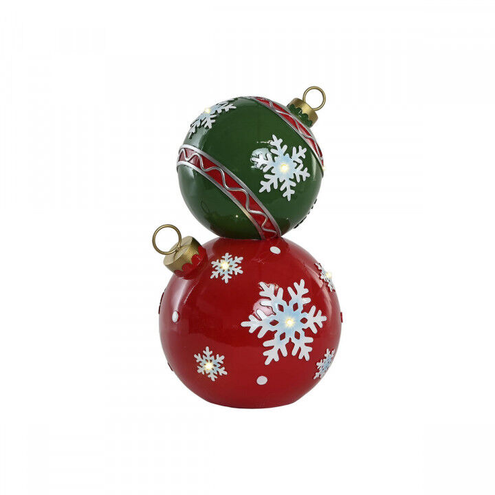 Christmas bauble Home ESPRIT Red Green