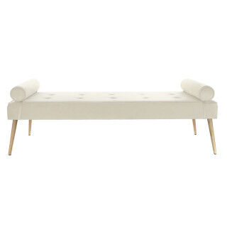 Divan Home ESPRIT Cream Metal 184 x 76 x 62 cm
