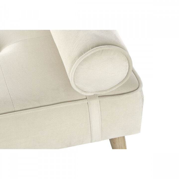 Divan Home ESPRIT Crème Metaal 184 x 76 x 62 cm