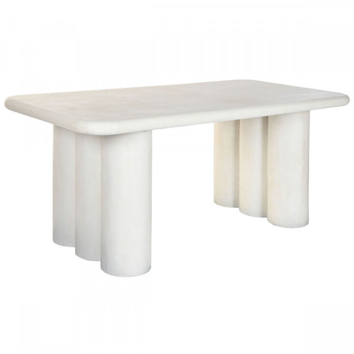 Table de Salle à Manger Home ESPRIT Blanc Résine Bois MDF 180 x 90 x 76 cm