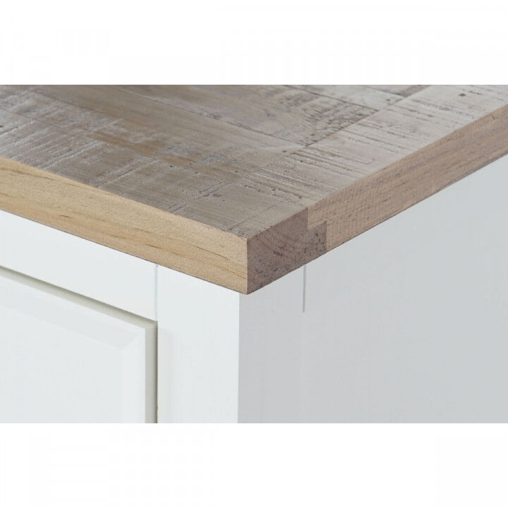 Dientafel DKD Home Decor Beige Natuurlijk Paulownia hout 122 x 40 x 77 cm