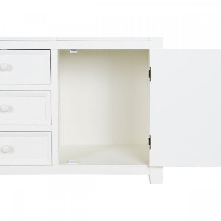 Dientafel DKD Home Decor Beige Natuurlijk Paulownia hout 122 x 40 x 77 cm