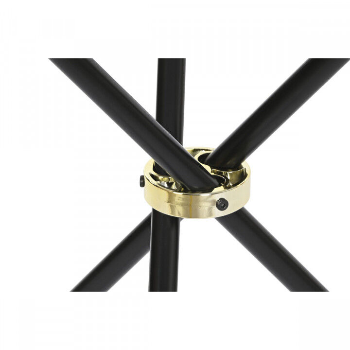 Tavolo aggiuntivo DKD Home Decor Bianco Nero Dorato Metallo Legno MDF 80 x 80 x 76 cm