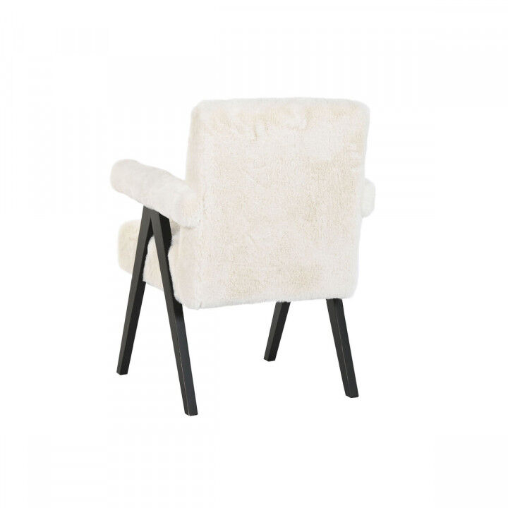 Poltrona Home ESPRIT Bianco Legno 54 x 64 x 86 cm