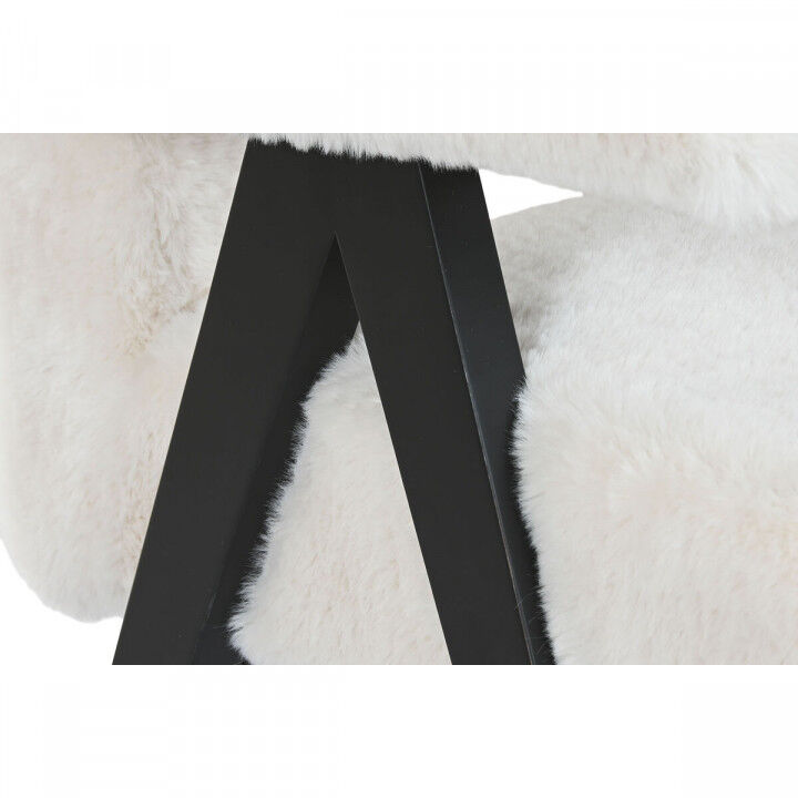 Armstoel Home ESPRIT Wit Hout 54 x 64 x 86 cm