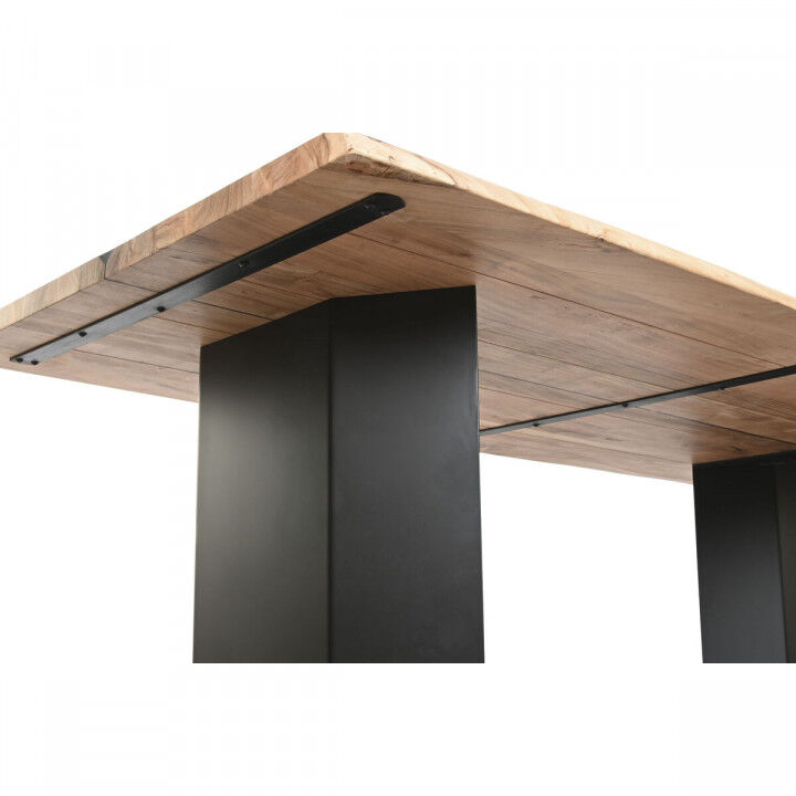 Eettafel Home ESPRIT Metaal Acacia 200 x 100 x 76 cm