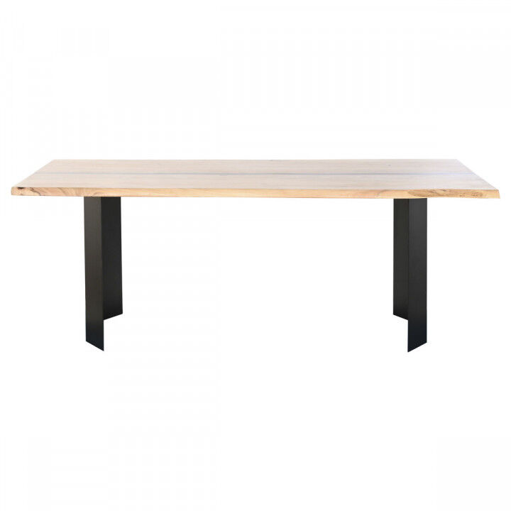 Esstisch Home ESPRIT Metall Akazienholz 200 x 100 x 76 cm