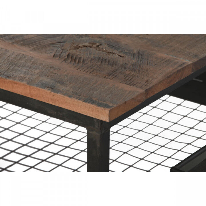 Mesa de Centro DKD Home Decor Metal 147 x 48 x 76 cm
