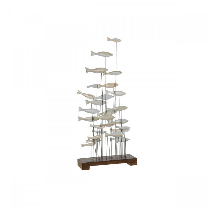 Decoratieve figuren Home ESPRIT Wit Bruin Spiralen 45 x 15 x 100 cm