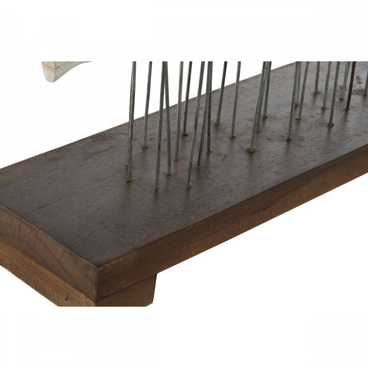 Decoratieve figuren Home ESPRIT Wit Bruin Spiralen 45 x 15 x 100 cm