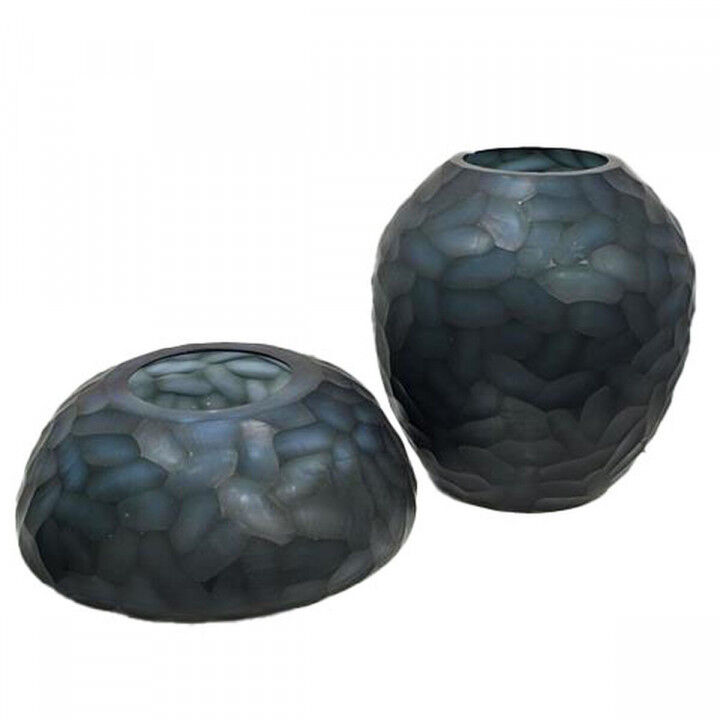 Vaas Home ESPRIT Blauw Kristal Modern 29 x 29 x 30 cm