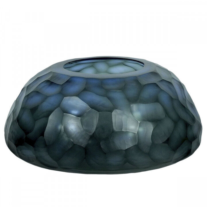Vase Home ESPRIT Blue Crystal Modern 33 x 33 x 14 cm
