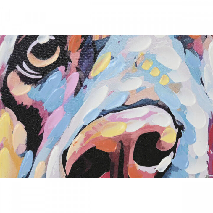 Canvas Home ESPRIT Canvas MDF Wood 80 x 3 x 80 cm