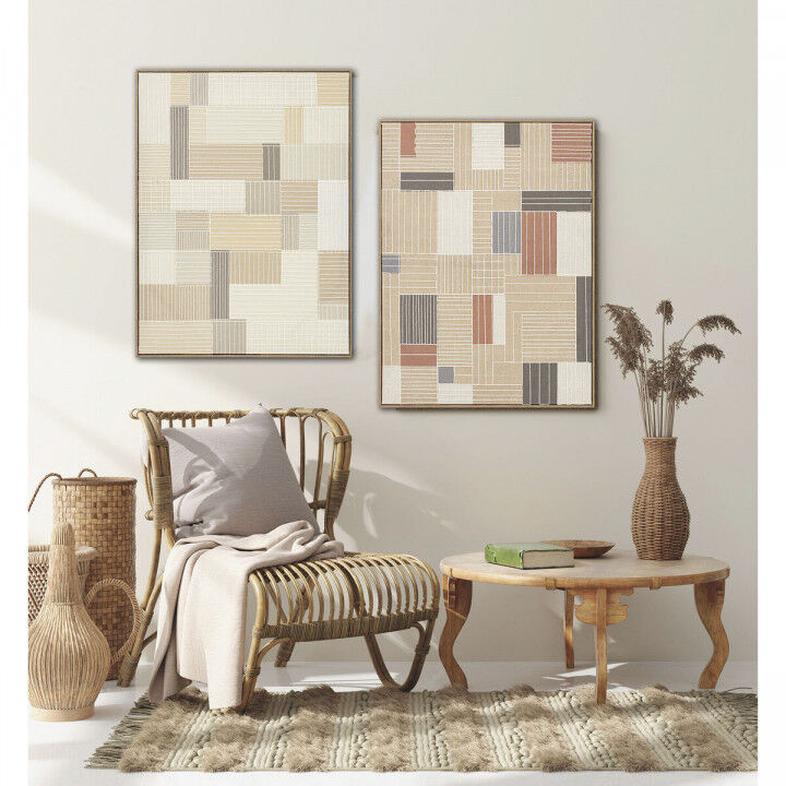 Tela Home ESPRIT polistirene Tela 60 x 3 x 80 cm