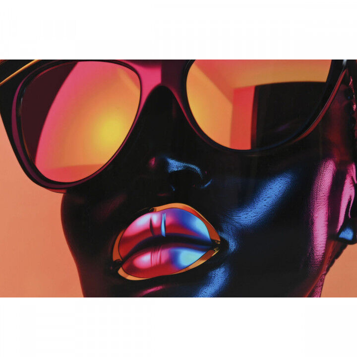 Cuadro Home ESPRIT Aluminio Madera MDF 80 x 3,5 x 80 cm