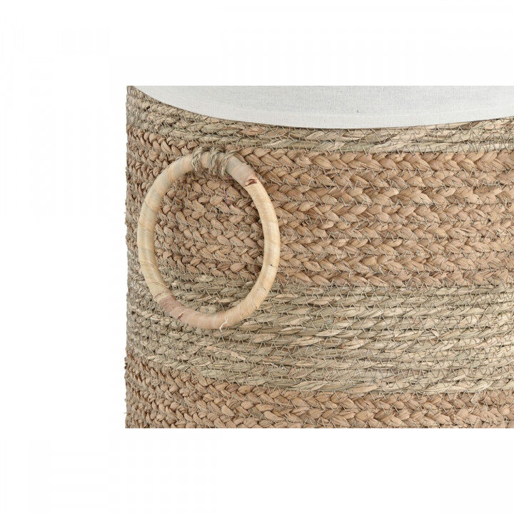 Set di Cestini Home ESPRIT Crema Naturale Erba di mare (2 Pezzi)