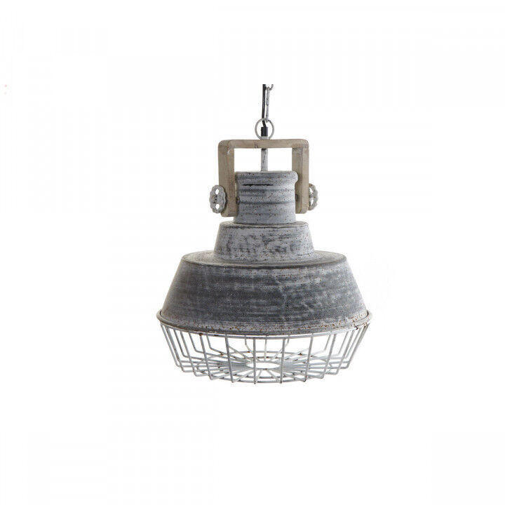 Plafondlamp Home ESPRIT Grijs Hout Metaal Ijzer 25 W 39 x 39 x 45 cm