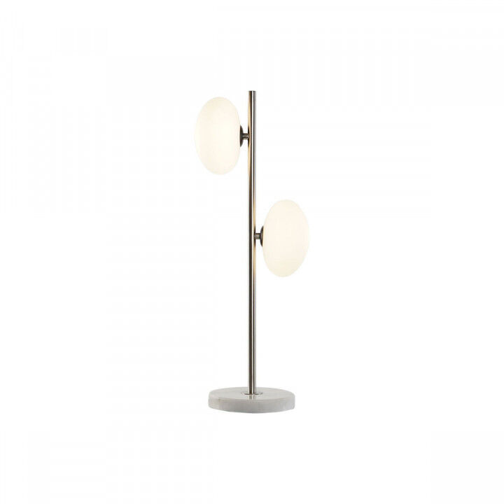Desk lamp Home ESPRIT Crystal Marble 220 V 20 x 17 x 58 cm