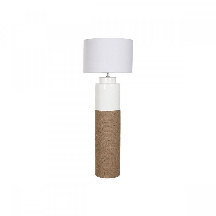 Vloerlamp Home ESPRIT Wit Bruin 220 V 50 X 50 X 139,5 cm